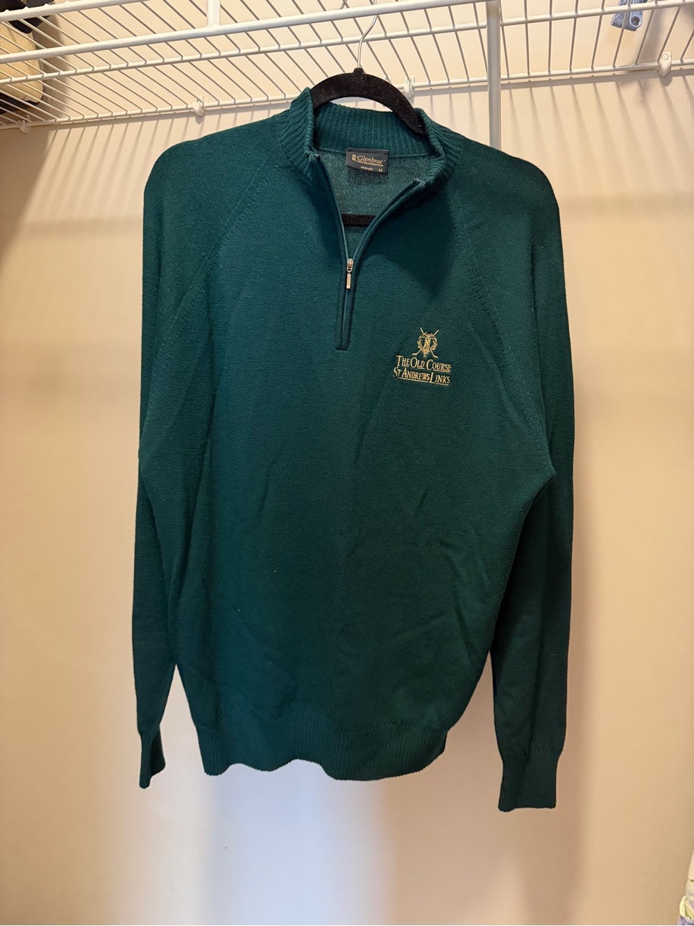 St. Andrew’s Golf Green Half-Zip Sweater